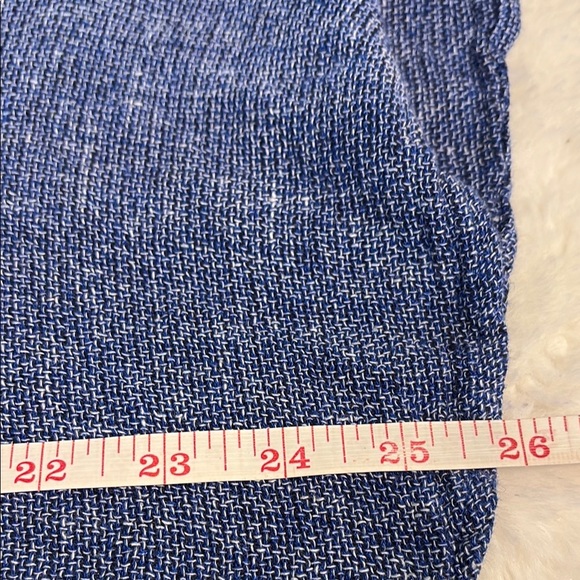 Tenth + ocean Blue Button Down Shirt with Relaxed Collar - Picture 7 of 8